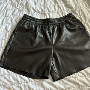 2XL Pleather Shorts NWOT